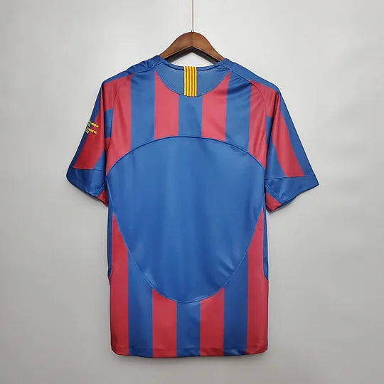 Retro Barcelona 05/06 Home Champions League Jersey