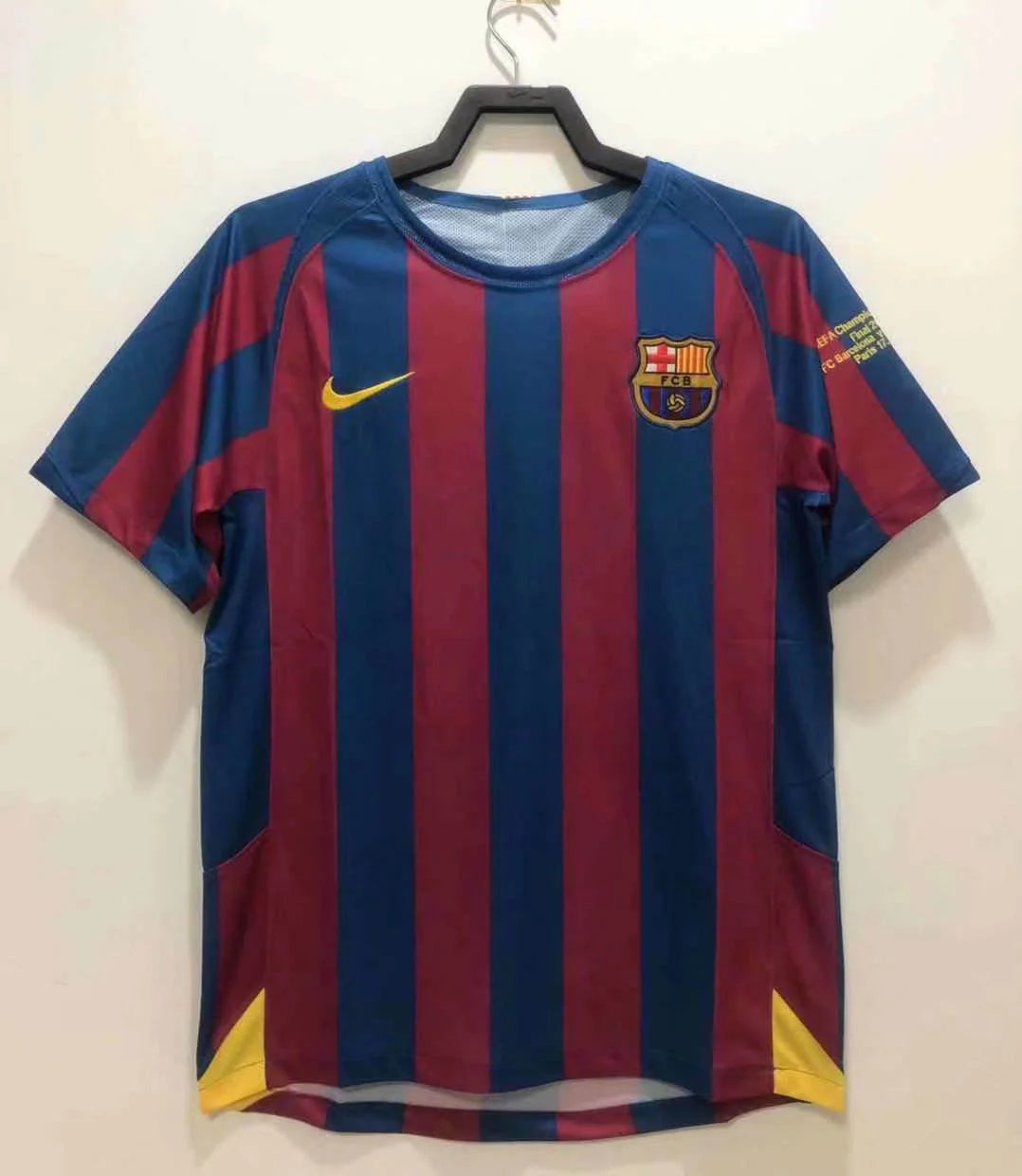 Retro Barcelona 05/06 Home Champions League Jersey