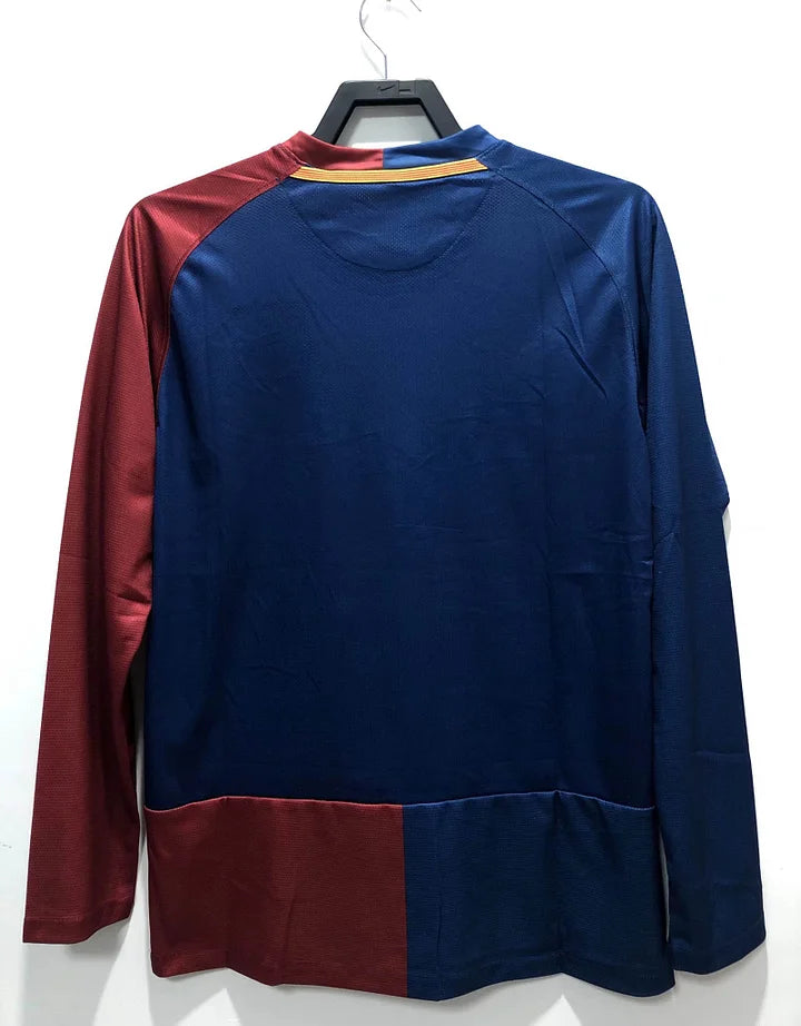 Retro Long Sleeve Barcelona 08/09 Champions League Jersey