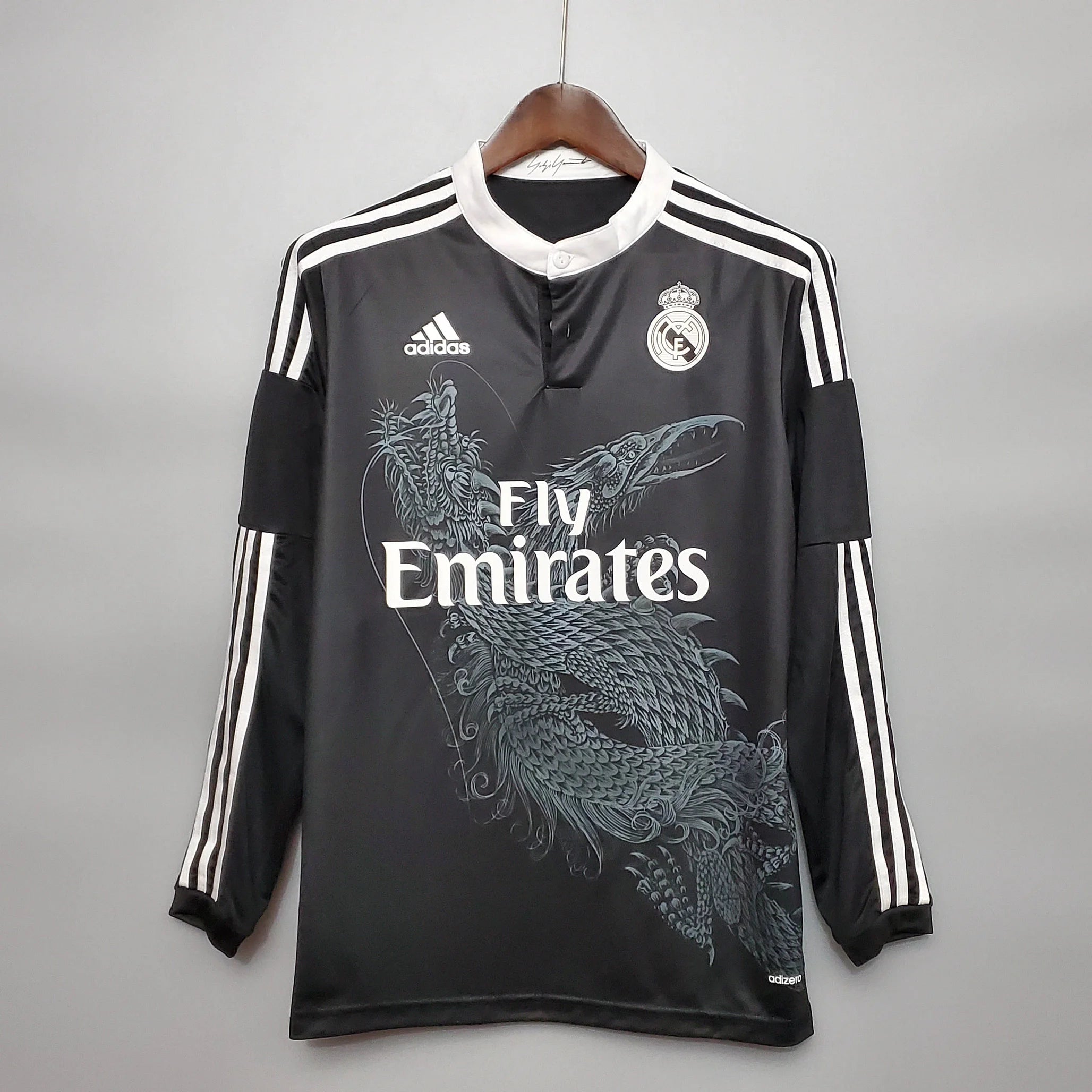 Retro Long Sleeve Real Madrid 14/15 Third Jersey