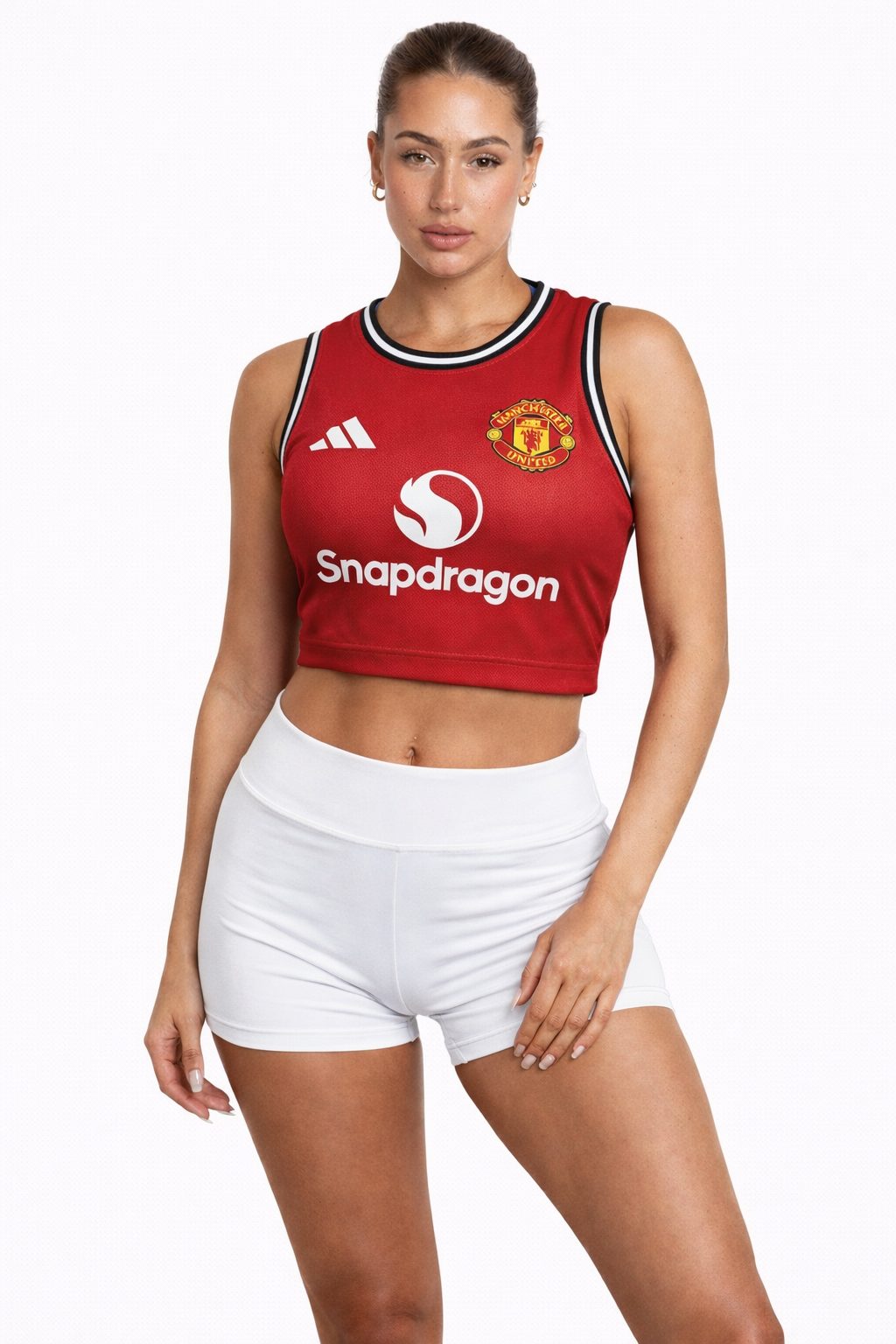 Manchester United 25/26 Women's Home Crop Jersey