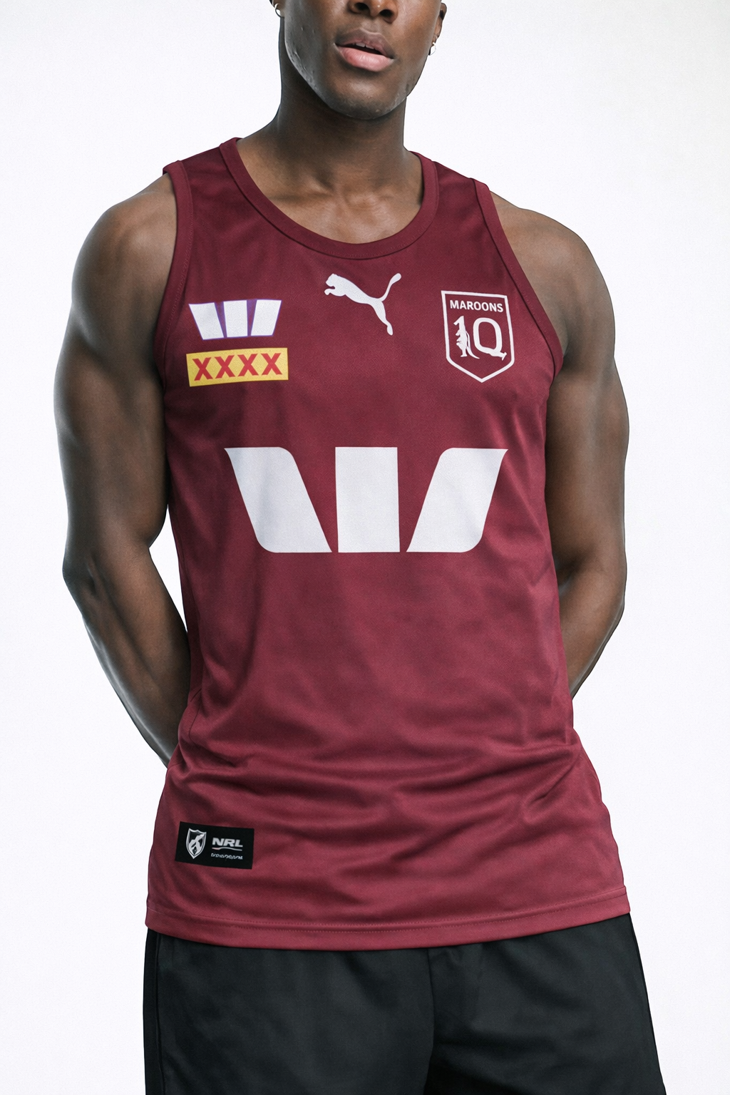 NRL QLD Maroons Singlet