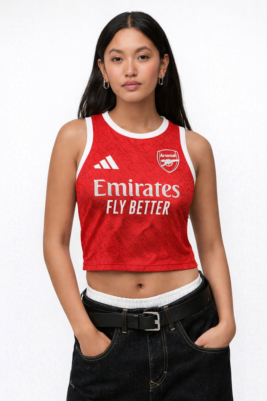 Arsenal 25/26 Women's Home Crop Jersey