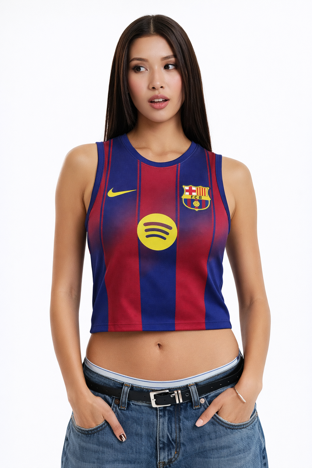 FC Barcelona 25/26 Women's Home Crop Jersey