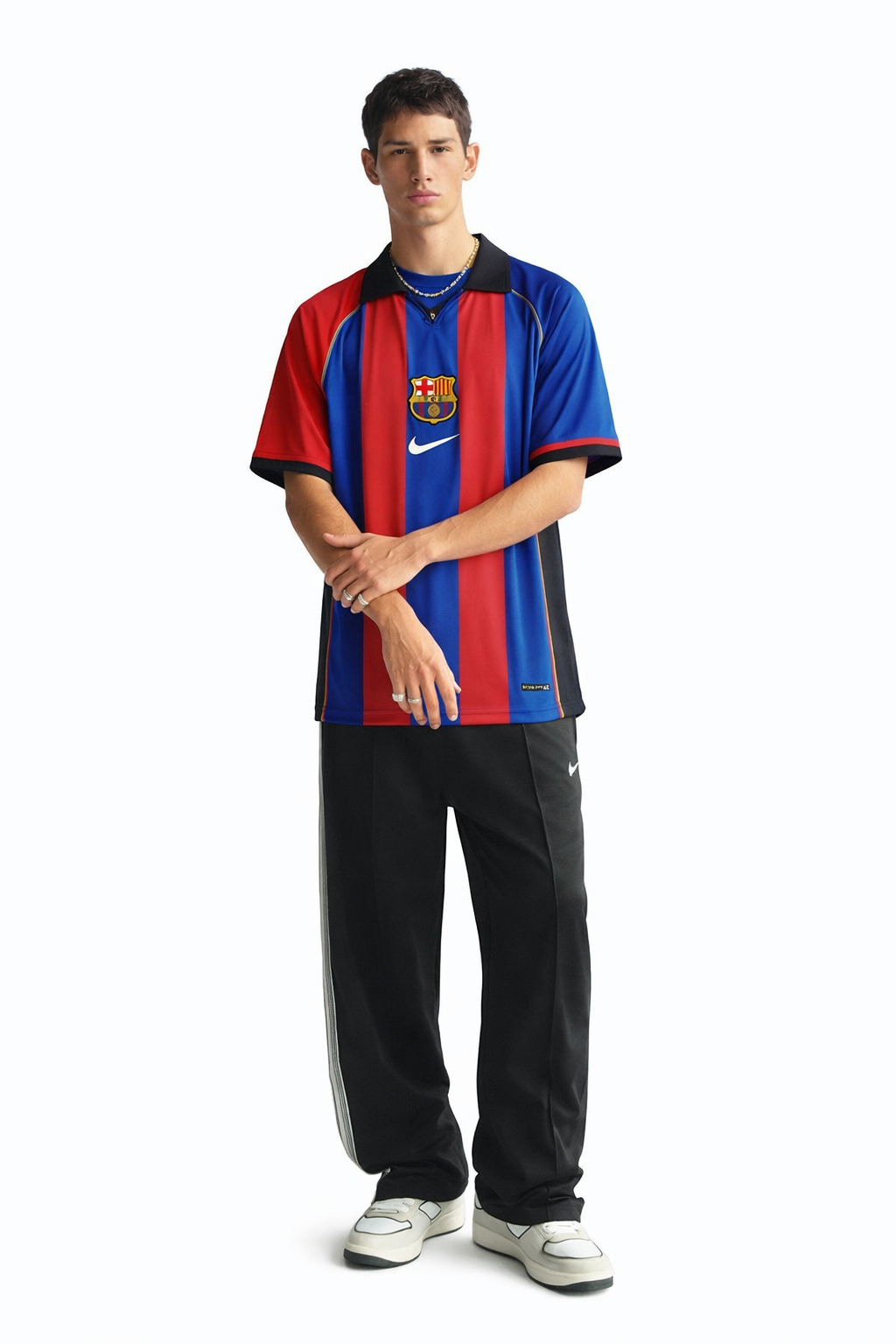 Retro Barcelona Home 01/02 Jersey