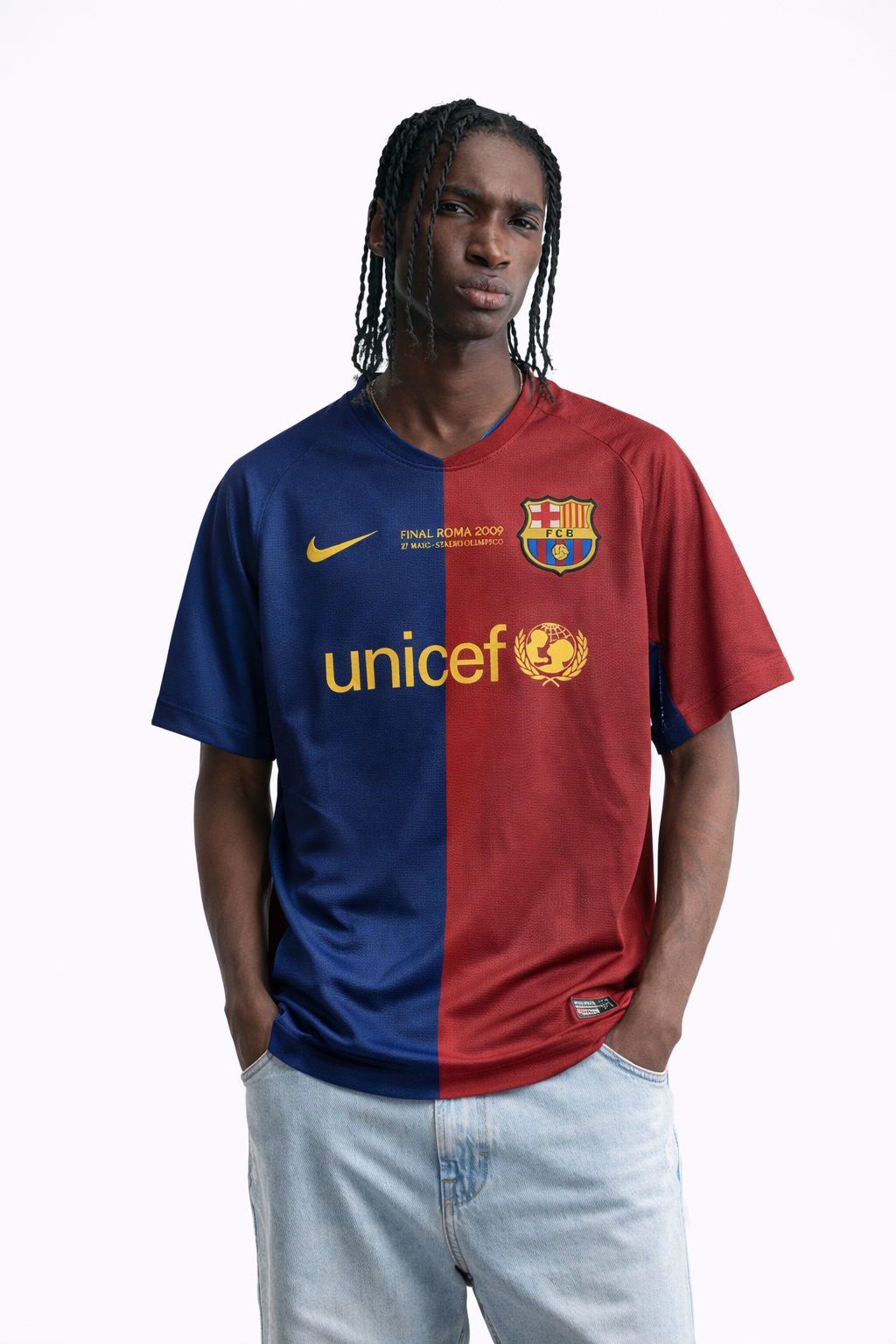 Retro Barcelona 08/09 Champions League Jersey
