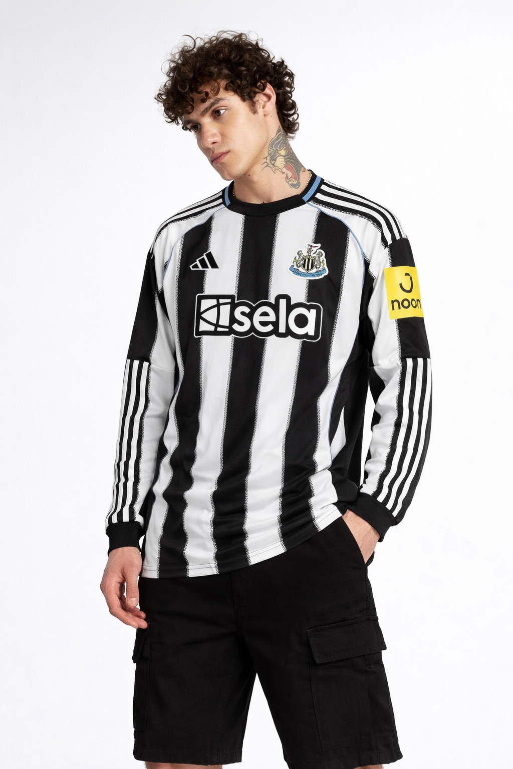 Long Sleeve Newcastle United 25/26 Home Jersey