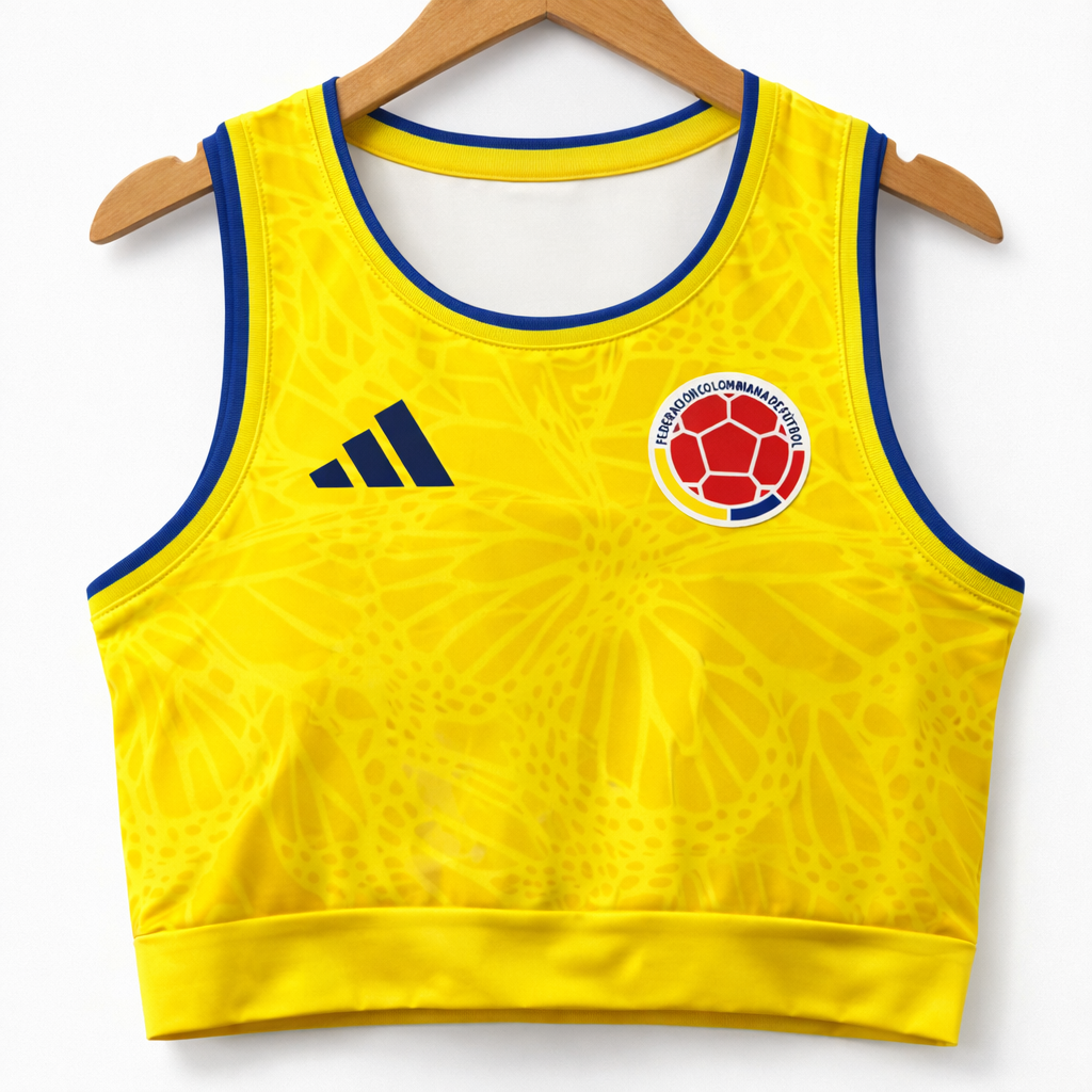 Colombia 26/27 Women's Home Crop Jersey