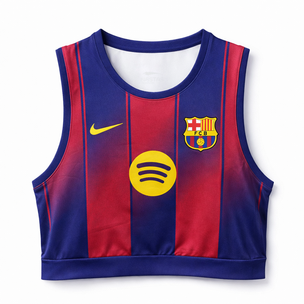 FC Barcelona 25/26 Women's Home Crop Jersey