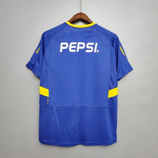 2003/2004 Retro Boca Juniors Home Football Jersey