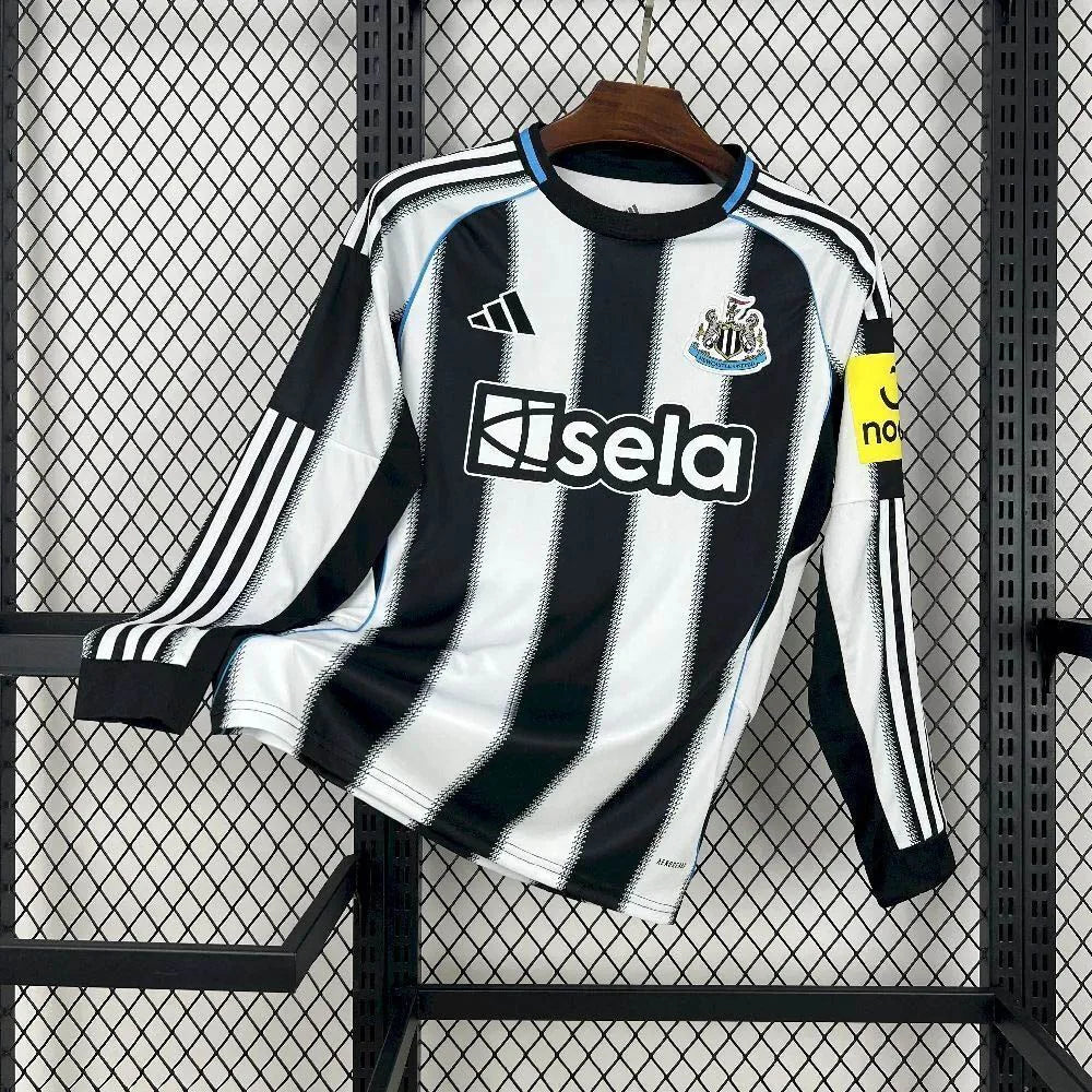 Long Sleeve Newcastle United 25/26 Home Jersey