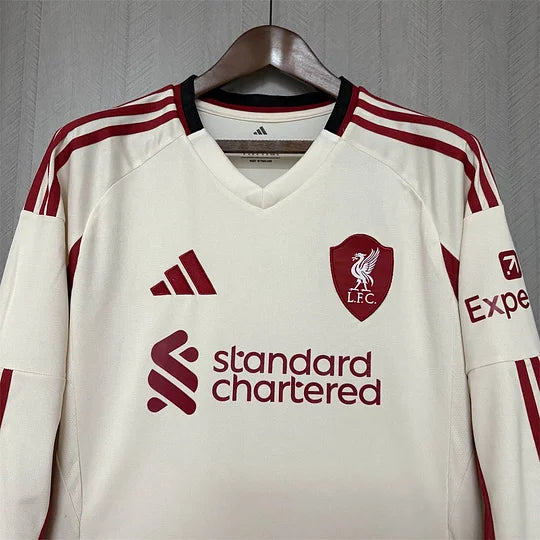 Long Sleeve Liverpool 25/26 Away Football Shirt