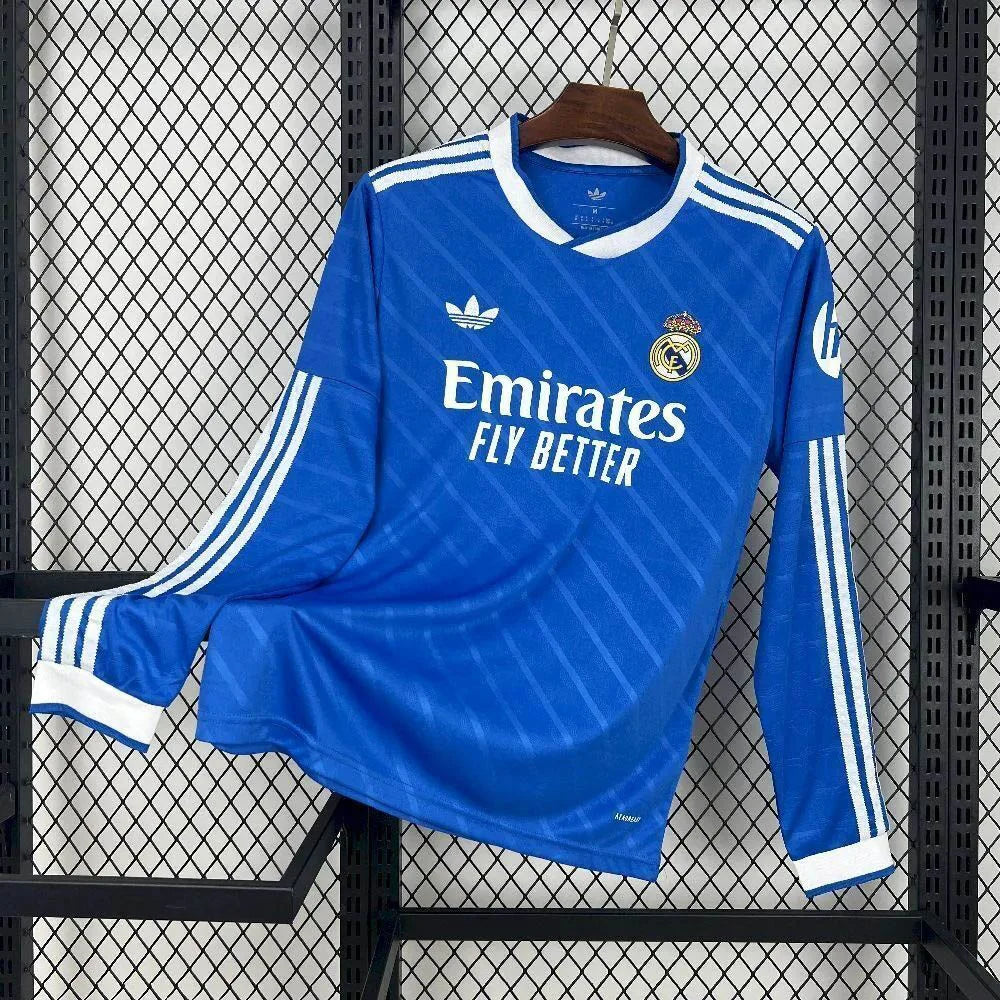 2025/2026 Long Sleeve Real Madrid Third Away Football Shirt