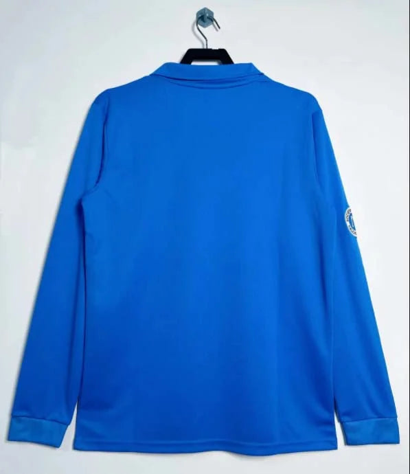 Retro Long Sleeve Napoli 87/88 Home Jersey